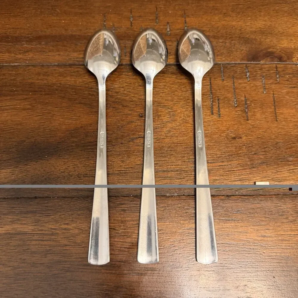 Oneida Nocha Tall Drink Iced Tea or Parfait Spoons 7.5